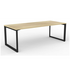 OLG Anvil Straightline Desk 2100x900 New Oak Worktop with Black Frame OG_ANBSD219_NO image NaN