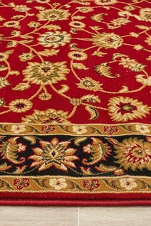 Rug Culture Sydney Large Red Black Rug 290X200CM - SYD-1-RB-290X200 hero image