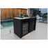 Artusi 1400mm Ferro Outdoor Kitchen with Cosmopolitana Grey Stone Top QAP14FG-CG image NaN