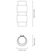 CTO Lighting Ring Wall Light - Satin Brass RINWAOSB hero image
