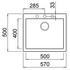Artusi Granitek Series Single Bowl Sink AGS571W image NaN