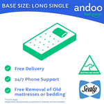 Sealy Long Single Spacesaver Base - Right Drawers In Fossil - 553680 hero image