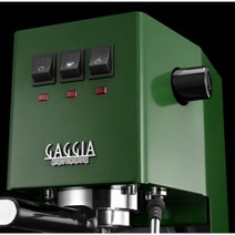 Gaggia Classic E24 Green Coffee Machine & Coffee Grinder Package DMGNCEVOGRNBUN hero image