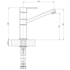 Armando Vicario 400456W Isa Kitchen Mixer Tap image NaN
