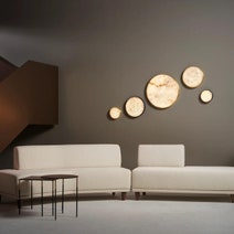 CTO Lighting Anvers Small Ceiling or Wall Light - Satin Brass ANVCWSSBHA hero image