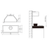Artusi 90cm Matte Black Concealed Undermount Rangehood AUM90B image NaN