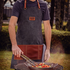 Tramontina Churrasco Black Fabric and Faux Leather Apron 26571000 image NaN