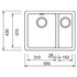 Abey N150P Schock Puro Soho Double Sink image NaN