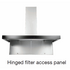 Glem GQA120TB 120cm QuietAir Canopy Rangehood image NaN