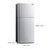 Mitsubishi MR-420EK-ST-A 420L Top Mount Fridge image NaN