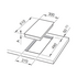 Delonghi DE302HBX1 30cm Electric Cooktop image NaN