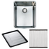 Franke KBX110-34HW Kubus Single Bowl Undermount Sink with Accessories image NaN