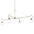 CTO Lighting Floren 4 Arm Pendant Light - Antique Brass FLOREN4ARM image NaN