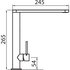 Oliveri Essente Right Angle Mixer Tap SS2540 image NaN