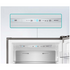 Hisense 384L Single Door Hybrid Fridge Freezer HRVF384S image NaN