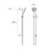 Rogerseller Tonic Hand Shower on Rail - Matte Black 3506003011 image NaN