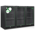 Husky 280L Eco Triple Door Bar Fridge Black C3HECO840BKAU image NaN