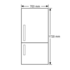 Westinghouse WBM4304SBR 430L Fridge image NaN