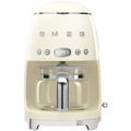 Smeg 50s Retro Style Drip Filter Coffee Machine Cream DCF02CRAU