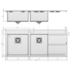 Barazza 1LMD12R Mood 1 and 3/4 Bowl Left Hand Drainer Sink image NaN