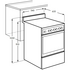 Chef 54cm Conventional Gas Stainless Steel Freestanding Oven CFG504SCH image NaN