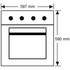 Emilia 60cm Natural Gas Off Grid Ready Built-In Oven Stainless Steel EMF61MVI image NaN