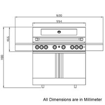 Smart 611WW 6 Burner Trolley LPG BBQ with Enclosed Hood hero image
