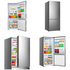 Hisense 417L PureFlat Bottom Mount Refrigerator Silver HRBM418S image NaN