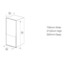 Artusi 449L Integrated Bottom Mount Fridge with Ice and Water AINT7600IW hero image