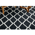 Rug Culture Huxley Extra Large Black & Off White Rug 320X230CM - HU-BLK-320230 image NaN