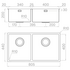 Artinox Radius 2V90 Sink with Accessory Pack ARTRAD2V90PK image NaN