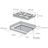 Chef 90cm Natural Gas Cooktop Stainless Steel CHG954SC image NaN