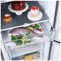 LG 335L Bottom Mount Fridge Stainless Steel GB-B300PL hero image