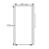 Westinghouse WFM3600WBR 360L Upright Freezer image NaN