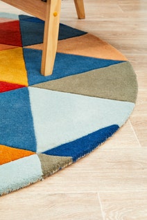 Rug Culture Matrix Small Multi-coloured Rug 150X150CM - MTX-905-MUL-150X150 hero image