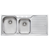Oliveri Diaz 1 and 3/4 Bowl Topmount Sink with Right-Hand Drainer DZ111-3TH image NaN