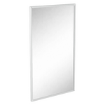 Metlam 600mm Stainless Steel Wall Framed Mirror ML771_6 hero image