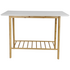 L.T. Williams Bamboo Side Table with White Top 9907 image NaN