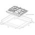 Electrolux 60cm Stainless Steel Natural Gas Cooktop EHG645SE image NaN