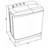Euromaid 8kg Twin Tub Washing Machine ETTW800 image NaN