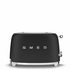 Smeg Retro 50's Style 2 Slice Toaster Matte Black TSF01BLMAU image NaN
