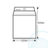 LG WTH9506 9.5kg Top Load Washing Machine image NaN