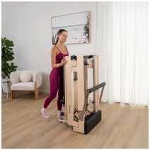 Lifespan Fitness Contour 2 Folding Wood Pilates Reformer Set Black LFRF-CONTFLD2 hero image