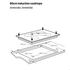 Westinghouse 90cm Five Zone Induction with Hob2Hood Cooktop WHI955BD image NaN