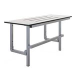 Metlam Phenolic Accessible Folding Shower Seat with Handle ML995_PH hero image