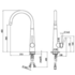 Franke TA7030 Rolux Kitchen Mixer Tap image NaN