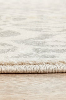 Rug Culture Chrome Large Silver & Off White Rug 240X240CM - CRO-LYD-SIL-240X240 hero image
