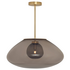 CTO Lighting Petra Large Pendant Light - Brass and Smoked Glass PETPELSBSGSG image NaN