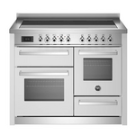 Bertazzoni Professional Series 110cm 5-Zone Induction Cooktop with Electric Triple Oven Cooker Bianco PRO115I3EBIT hero image