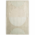 Cadrys Retro Design 1 Ivory Grey 160x230 Rug RETD1IG1 image NaN